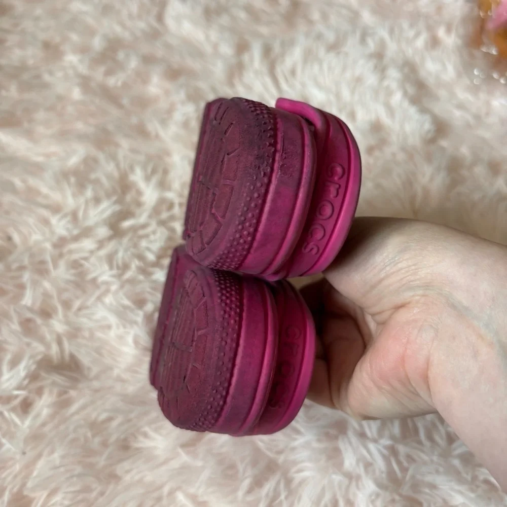 Crocs Pink Clog Sandals Sz 11